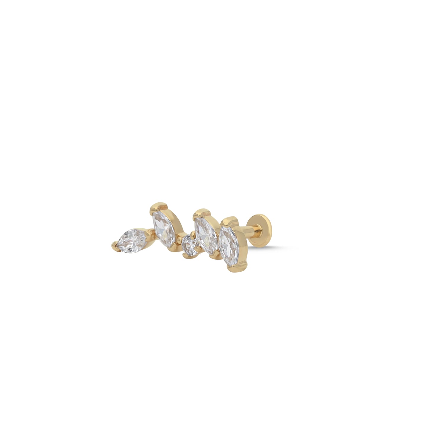 Markiz Taşlı Yay Piercing